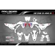 Kit adhesivos moto KIT ADHESIVOS Motocross HONDA HRC SMX Team PROGRESSIVE | WHITE