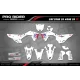 Kit adhesivos moto KIT ADHESIVOS Motocross HONDA HRC SMX Team PROGRESSIVE | WHITE