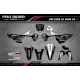Kit adhesivos moto KIT ADHESIVOS Motocross HONDA TEAM HRC PROGRESSIVE | BLACK & WHITE