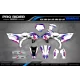 Stickerset moto STICKERSET Motocross YAMAHA 93th blue clicli