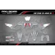 Kit adesivos moto KIT ADESIVOS Motocross HONDA HRC SMX Team PROGRESSIVE | CINZENTO