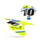 Stickerset moto STICKERSET NUMMERPLAATACHTERGRONDEN TRIUMPH Varx Yellow Blue