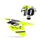Kit adesivos moto KIT ADESIVOS FUNDOS DE PLACAS TRIUMPH Varx Yellow Black
