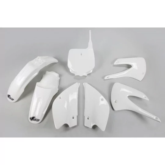 Stickerset moto KIT PLASTIQUE wit Kawasaki KX 85 100 (2001-2013)