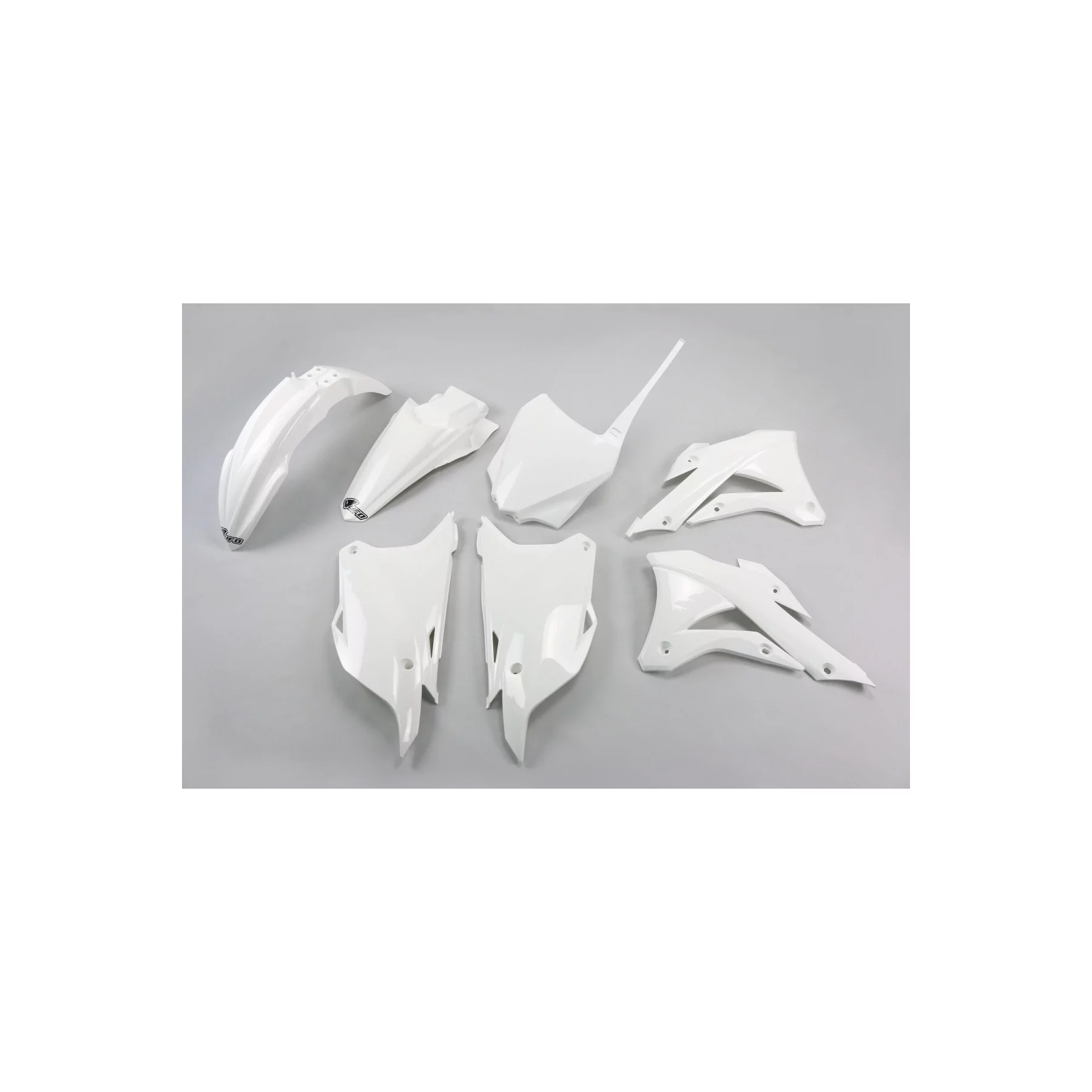 Kit adesivos moto KIT PLÁSTICO branco Kawasaki KX 85 100 (2014-2021)
