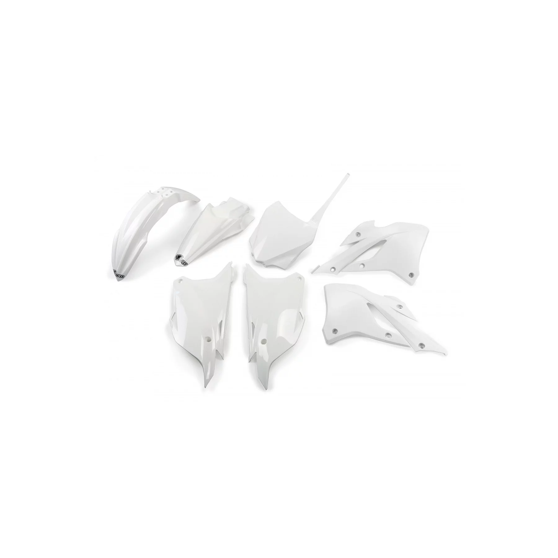 Kit adesivos moto KIT PLÁSTICO branco Kawasaki KX 85 112 (2022-25)