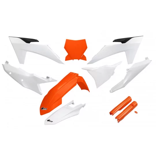 Kit adesivos moto KIT PLÁSTICO completo Cor OEM KTM SX 125 250 300 - SX-F 250 350 450 - XC-F 250 300 450 (2023-2024)