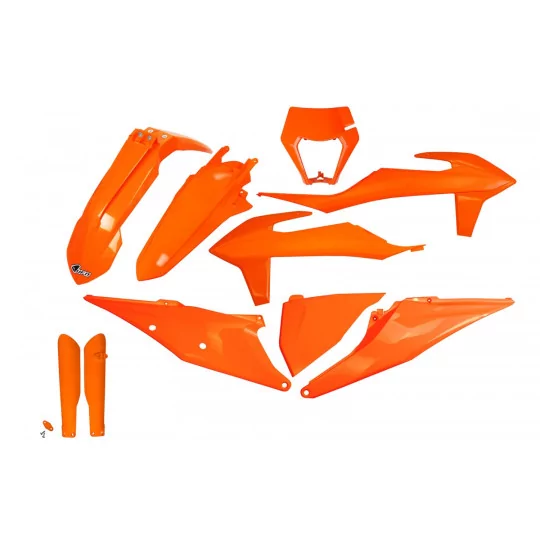 Kit adesivos moto KIT PLÁSTICO completo laranja KTM EXC 125 150 250 300 - EXC-F 250 350 450 500 ... (2020-2023)