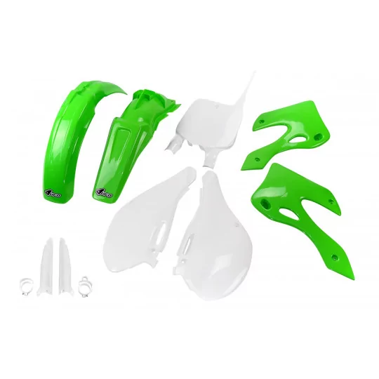 Kit adesivos moto KIT PLÁSTICO completo Cor de origem Kawasaki KX 125 250 2T (1999-2002)