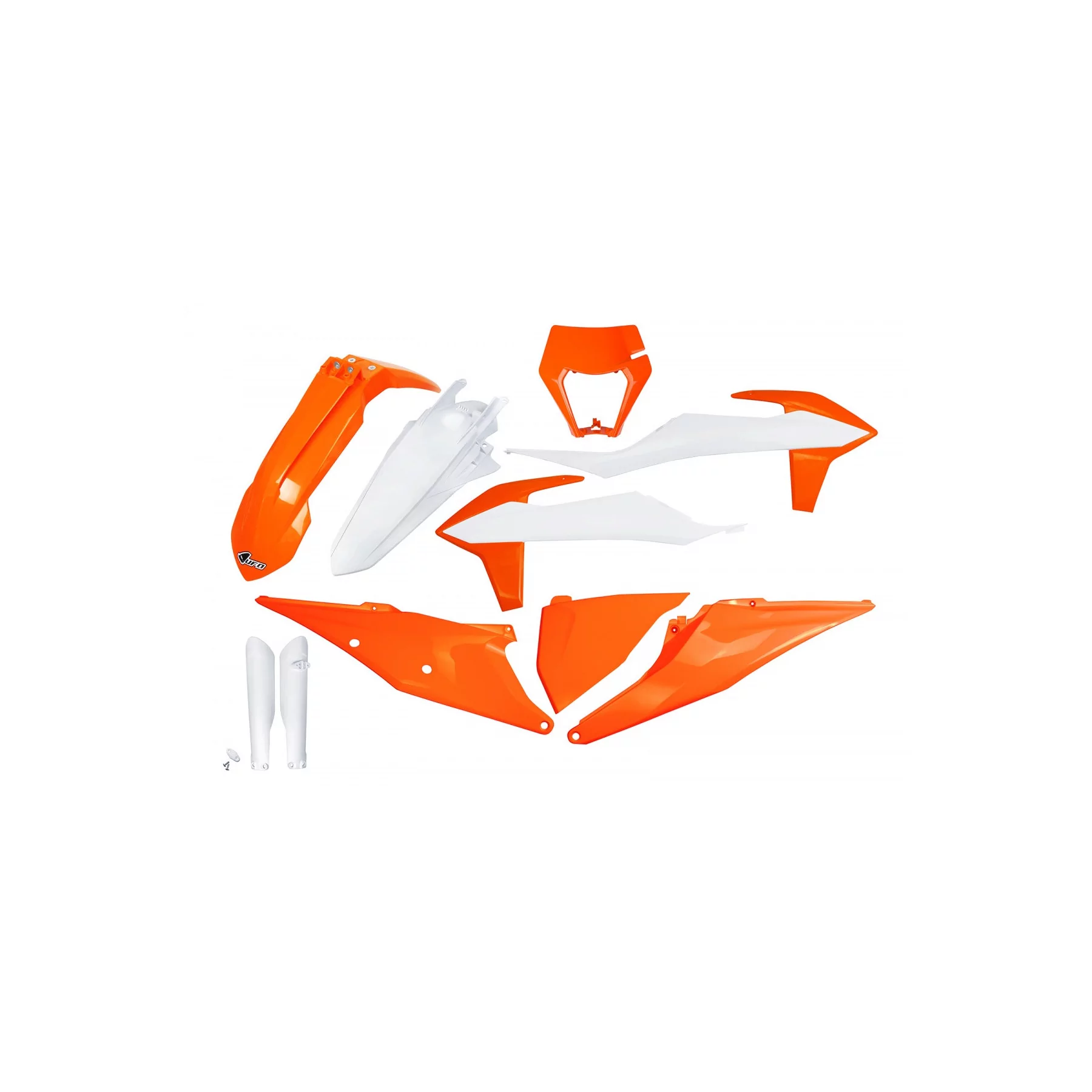 Motorrad-Dekor KOMPLETTES KUNSTSTOFFKIT Originalfarbe KTM EXC 125 150 250 - EXC-F 250 300 350 450 500 ...(2020-2023)