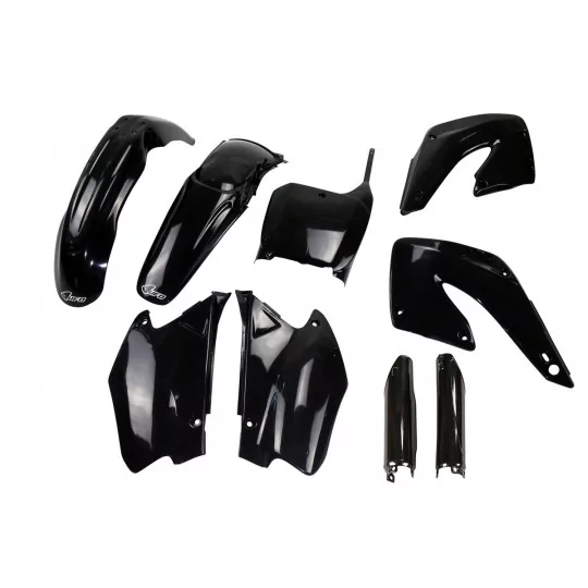 Kit adhesivos moto KIT PLÁSTICO completo negro para Honda CR 125 250 R 2T (2000-01)