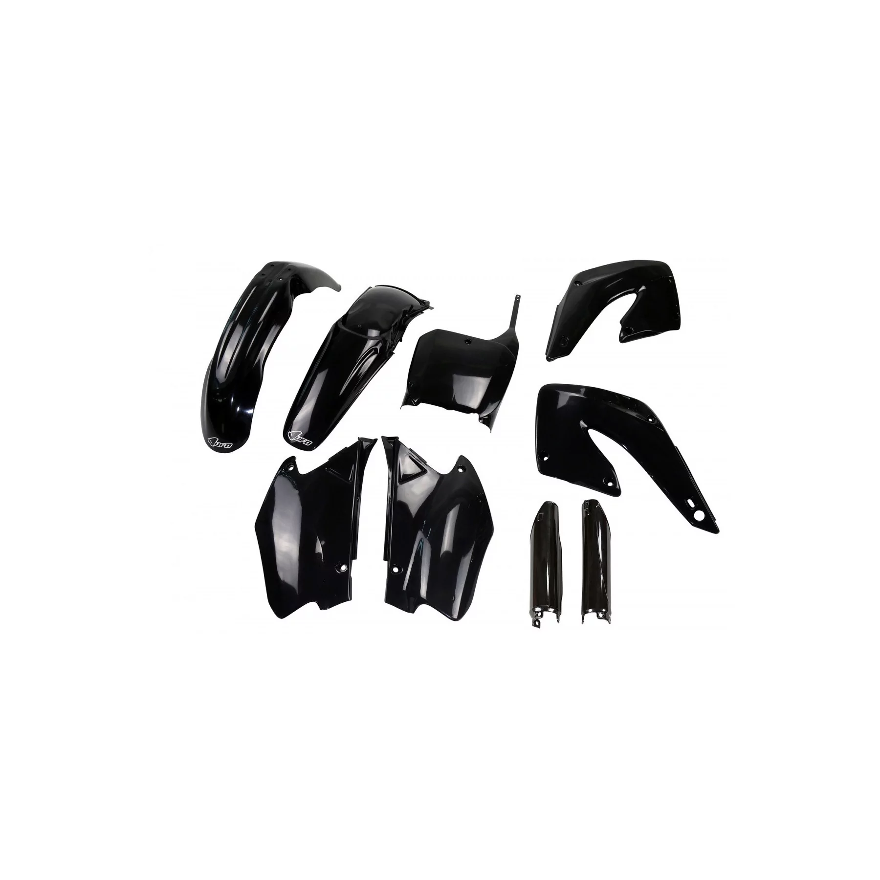 Kit adhesivos moto KIT PLÁSTICO completo negro para Honda CR 125 250 R 2T (2000-01)