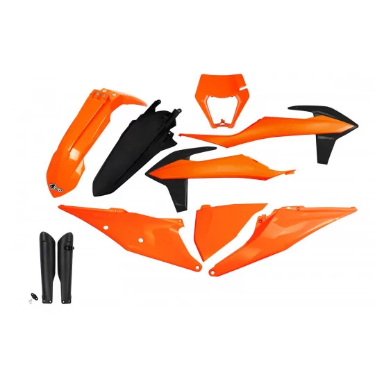 grafiche moto KIT PLASTICHE completo Colore originale 20 KTM EXC 125 150 250 - EXC-F 250 300 350 450 500 ...(2020-2023)