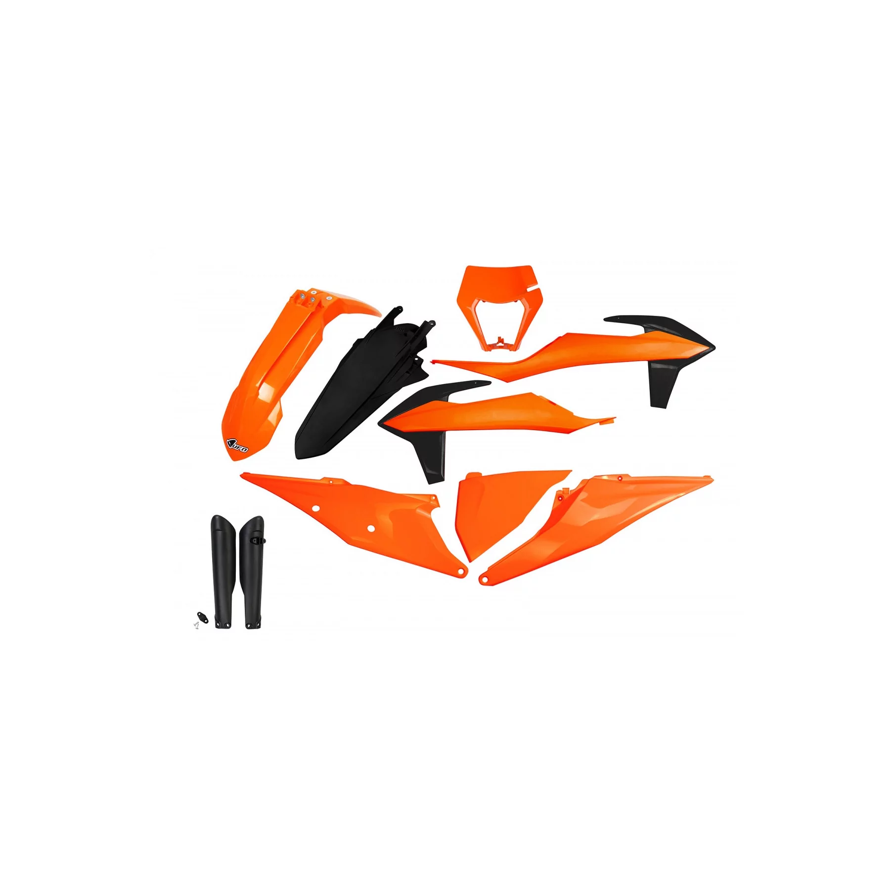 Kit déco moto KIT PLASTIQUE complet Couleur d'origine 20 KTM EXC 125 150 250 - EXC-F 250 300 350 450 500 ...(2020-2023)