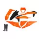 Kit déco moto KIT PLASTIQUE complet Couleur d'origine 20 KTM EXC 125 150 250 - EXC-F 250 300 350 450 500 ...(2020-2023)