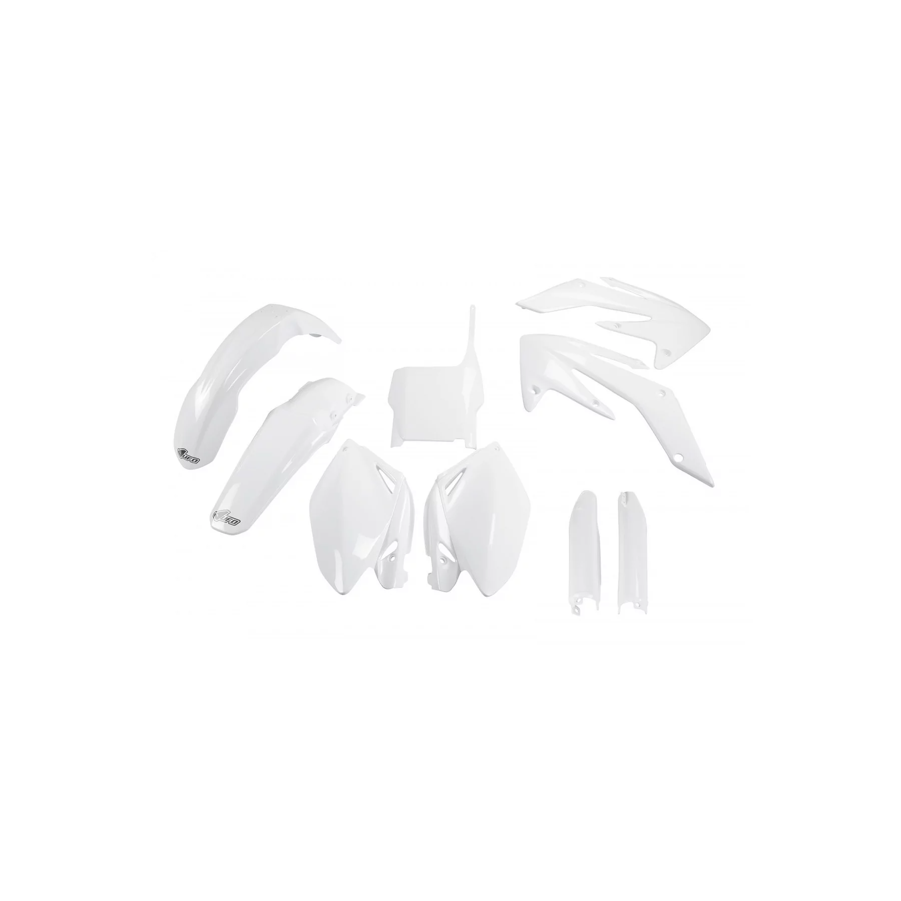 grafiche moto KIT PLASTICHE completo bianco per Honda CRF 250 R (2006-07)