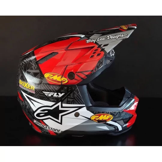 Kit de moto de adesivos Kit adesivos Capacete | BREXO | ProRiderDesign