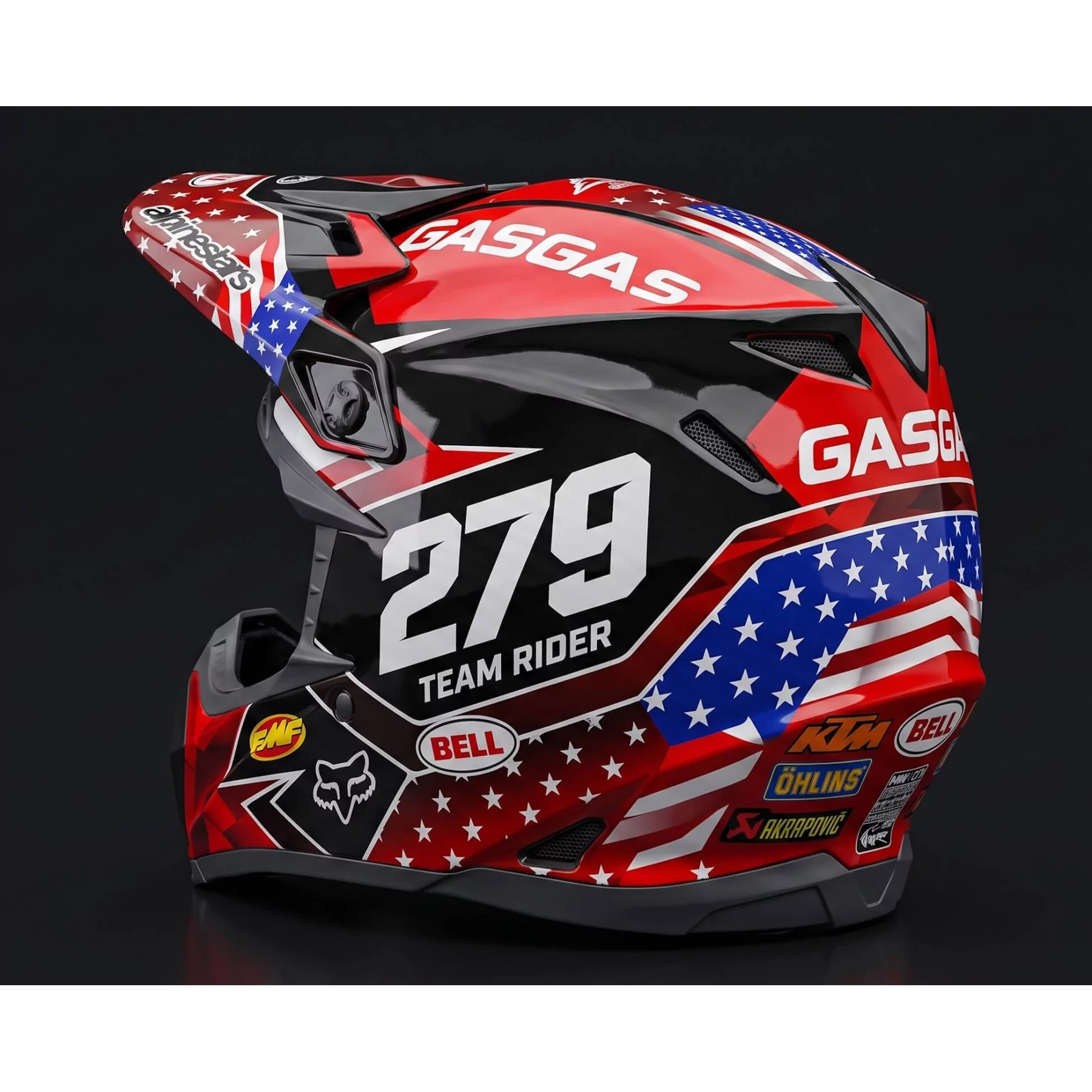 Stickerset moto Stickerset Helm | BYLOR | ProRiderDesign
