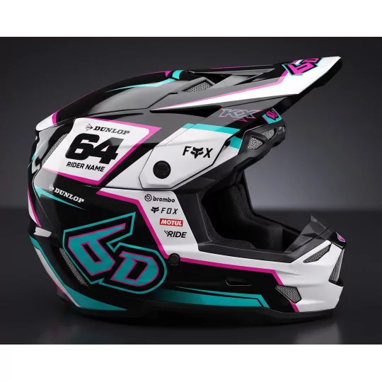 Stickerset moto Stickerset Helm | DUVIN | ProRiderDesign