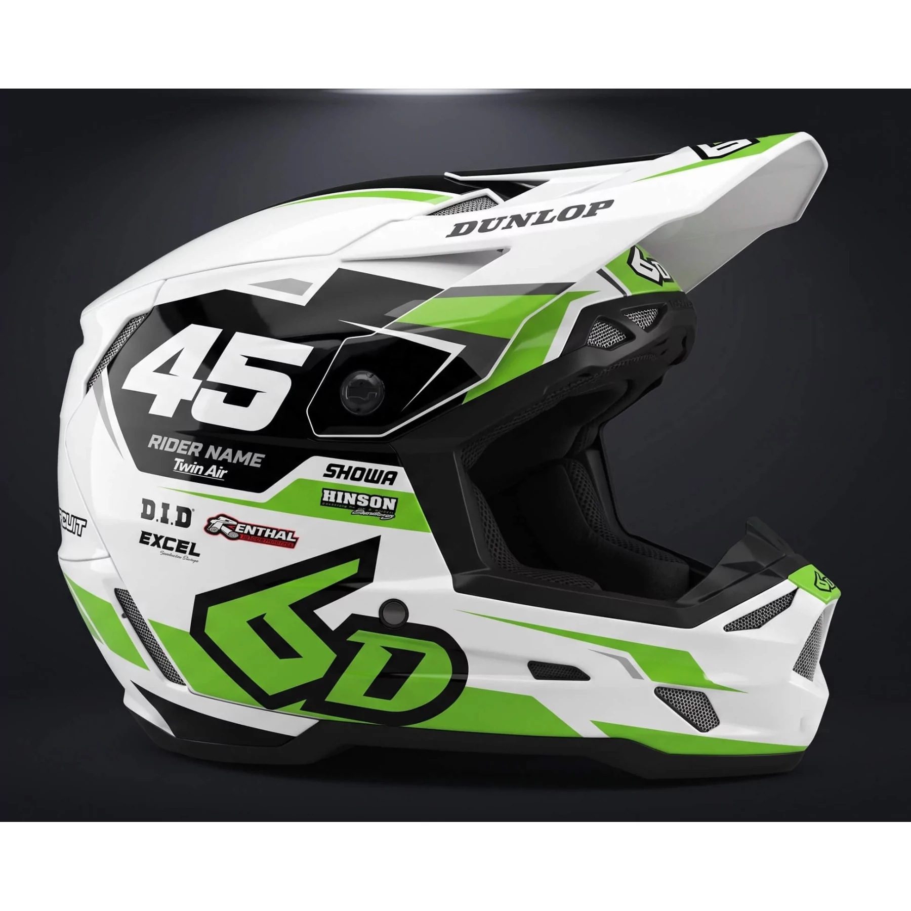 Kit adesivos Capacete | PLONX | ProRiderDesign