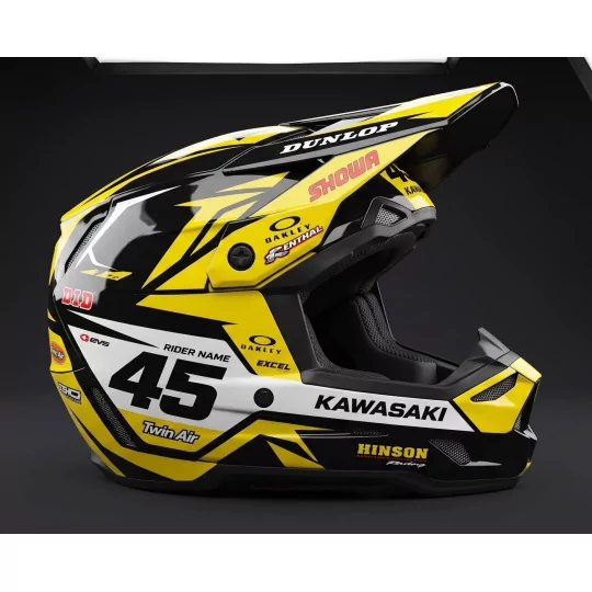 Stickerset voor helm | VYLOS | ProRiderDesign