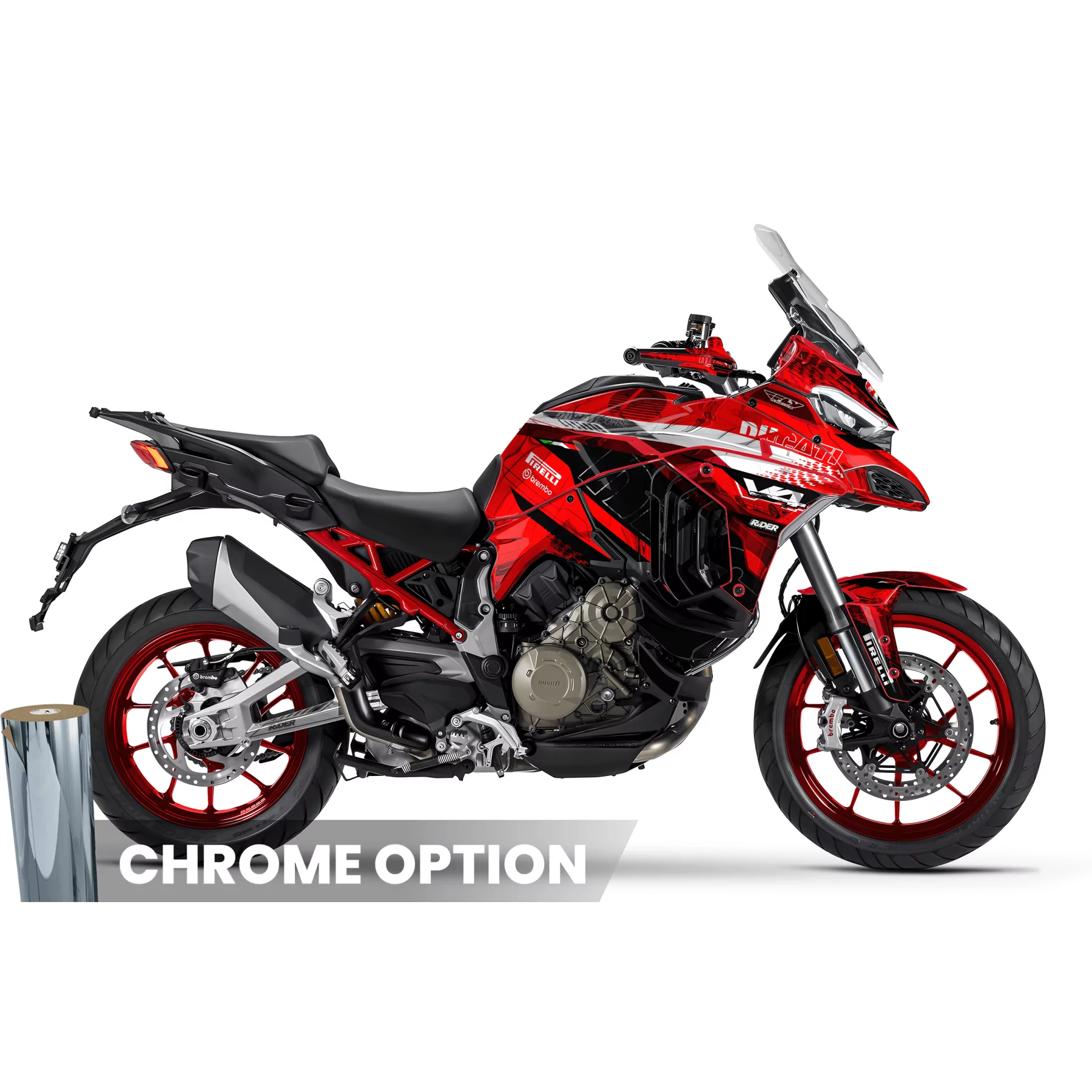 Stickerset DUCATI MULTISTRADA | Bologna