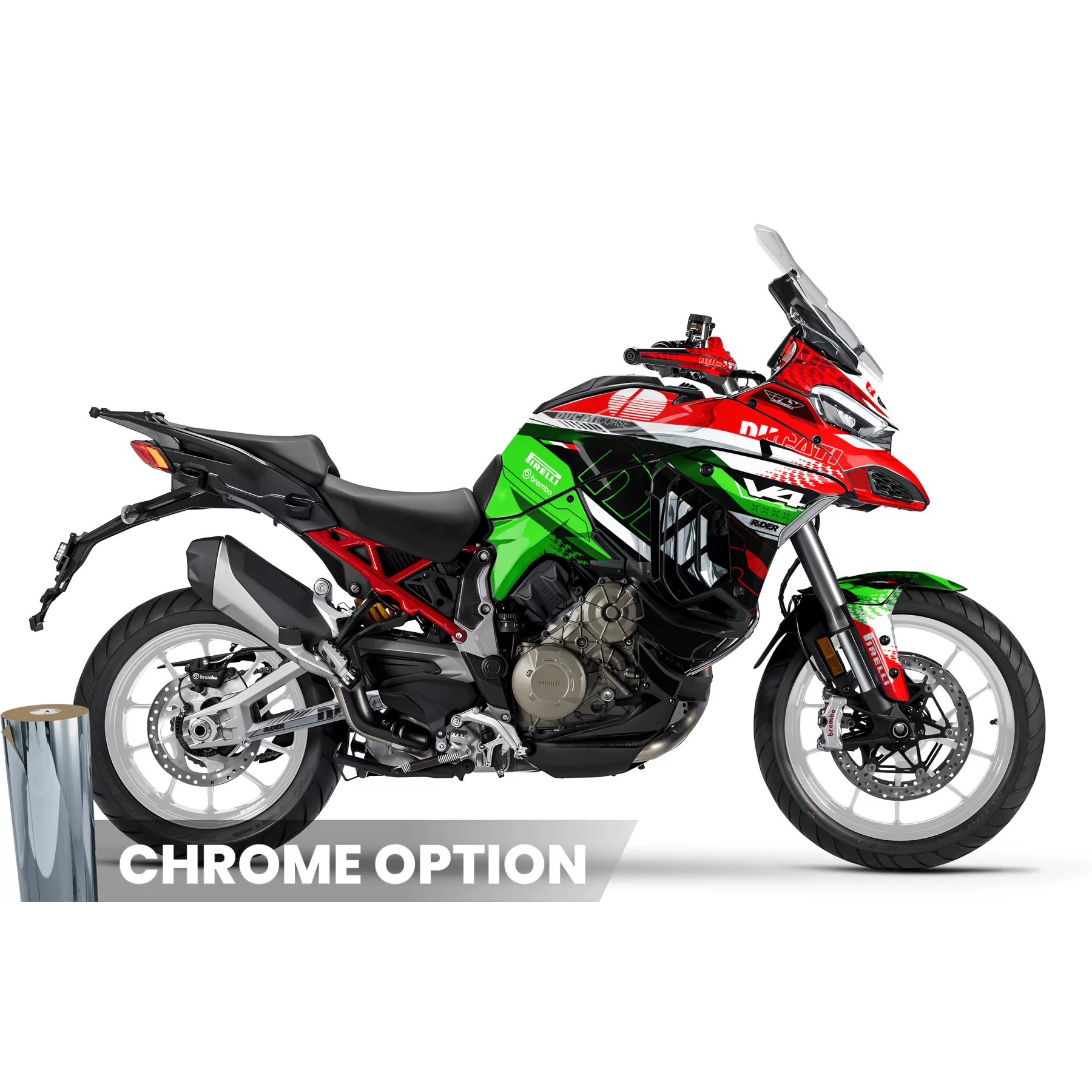 Stickerset DUCATI MULTISTRADA | Terra