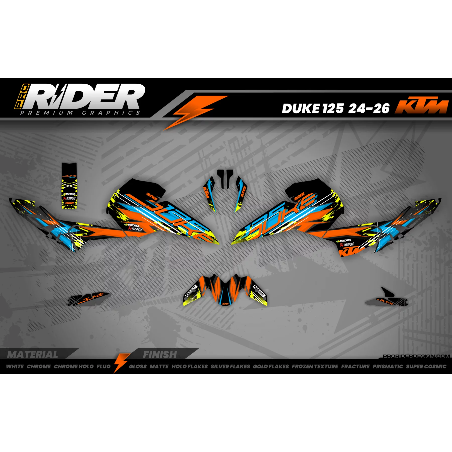 Dekor-Kit KTM DUKE 125 | Urbano