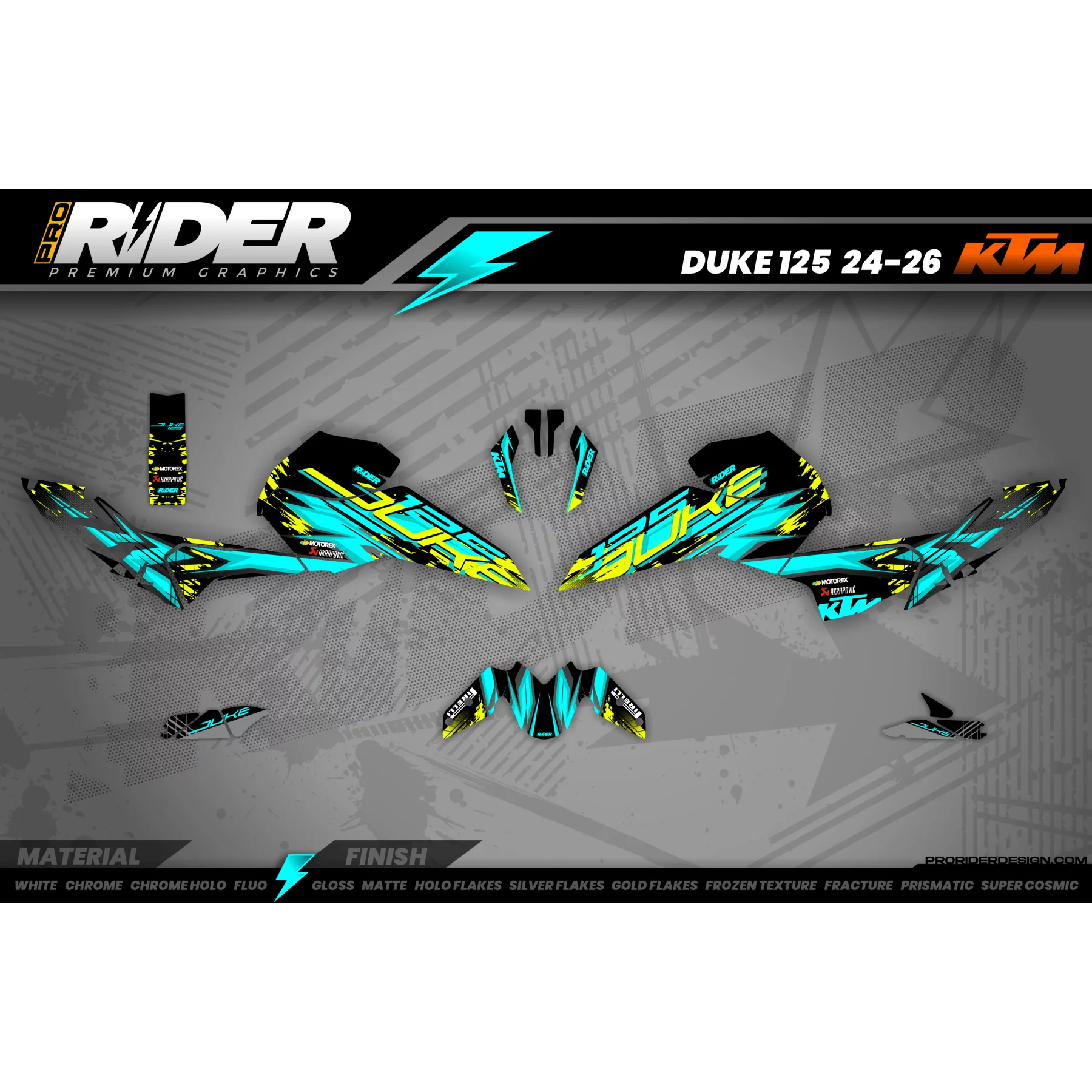 Dekor KTM DUKE 125 | Toxik