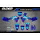 KIT ADESIVOS MOTOCROSS YAMAHA BLUE BOLD - KIT ADESIVOS MOTO YAMAHA