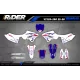 Stickerset Motocross YAMAHA WHITE FLAG - STICKERSET MOTOCROSS / ENDURO YAMAHA