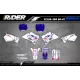 Kit adesivos Motocross YAMAHA WHITE FLAG - KIT ADESIVOS MOTOCROSS / ENDURO YAMAHA