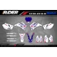 Kit adhesivos Motocross YAMAHA WHITE FLAG  - KIT ADHESIVOS MOTOCROSS / ENDURO YAMAHA