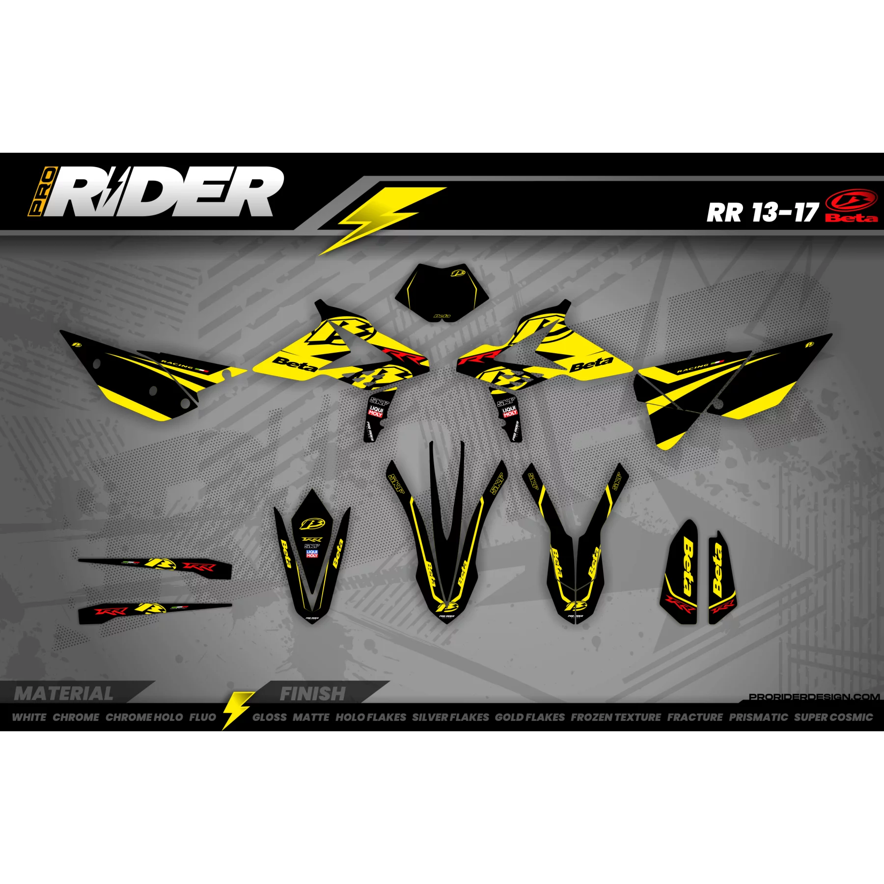 Stickerset MOTOCROSS BETA ALL 'RIDERS J6 - STICKERSET MOTOCROSS BETA