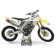 GRAFICHE moto Grafiche Motocross PERSO SUZUKI MOTUL WHITE/YELLOW