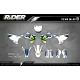 Stickerset MOTOCROSS HUSQVARNA ORIGIN FACTORY - STICKERSET MOTO HUSQVARNA