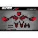 Kit adhesivos MOTOCROSS HONDA RED BOLD EFFECT  - KIT ADHESIVOS MOTO HONDA