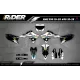 STICKERSET MOTOCROSS SUZUKI WHITE FIRM - STICKERSET MOTOR SUZUKI