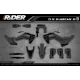 Kit adesivos TC-FC-TE-FE... HUSQVARNA | ORIGINE GREY - KIT ADESIVOS HUSQVARNA MOTOCROSS / ENDURO