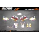 Kit adesivos Motocross RETRO AKRAPOVIC - TODOS OS MODELOS KITS ADESIVOS KTM