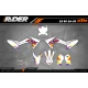 Kit adesivos Motocross RETRO AKRAPOVIC - TODOS OS MODELOS KITS ADESIVOS KTM