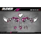 KIT DECO MOTOCROSS DC B&W rose (ref:prda15p) - KIT DECO MOTOCROSS H...