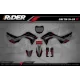Kit adesivos MOTOCROSS HONDA BLACK CRASH - KIT ADESIVOS MOTO HONDA