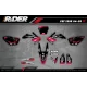 KIT ADESIVOS MOTOCROSS HONDA BLACK PERFORMANCE - KIT ADESIVOS MOTO HONDA