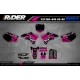 Kit adesivos MOTOCROSS PERSO Yamaha FACTORY ENERGY rosa (REF:PRDA33E3) - KIT ADESIVOS MOTOCROSS / ENDURO YAMAHA