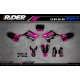 Kit adhesivos MOTOCROSS PERSO Yamaha FACTORY ENERGY rosa (REF:PRDA33E3)  - KIT ADHESIVOS MOTOCROSS / ENDURO YAMAHA