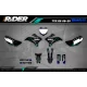 Motocross Dekor YAMAHA NEW DESIGN TEAL - DEKOR MOTOCROSS / ENDURO YAMAHA