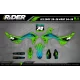 KIT ADESIVOS MOTOCROSS KAWASAKI RACESPEC GREEN - KIT ADESIVOS MOTO KAWASAKI