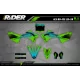 KIT ADESIVOS MOTOCROSS KAWASAKI RACESPEC GREEN - KIT ADESIVOS MOTO KAWASAKI