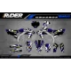 Dekor MOTOCROSS perso ALPINESTARS blau (ref:prda4d) - Dekor MOTOCROSS ENDURO